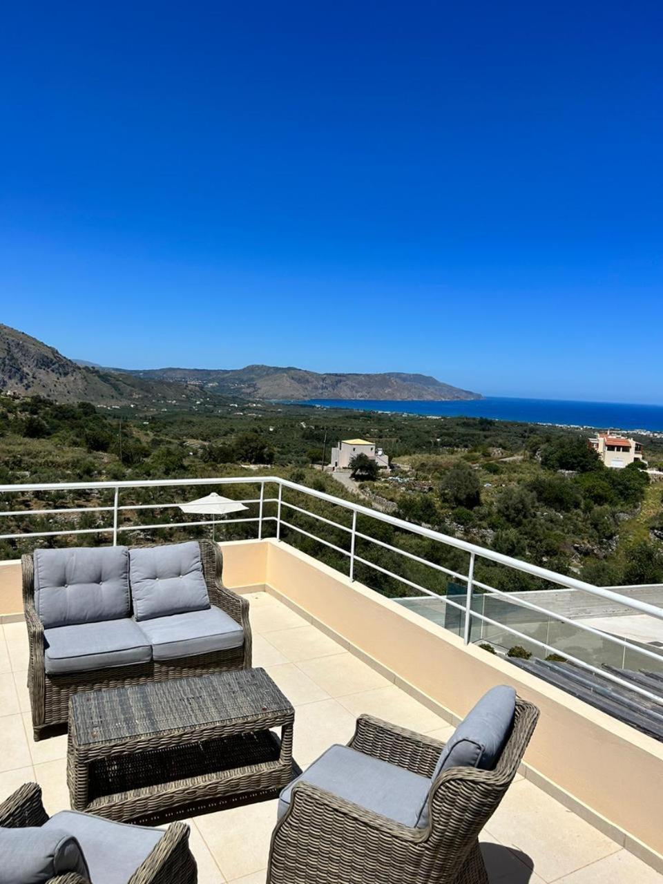 Villa Vuna - Private Pool -Sea View Chania  Exterior photo