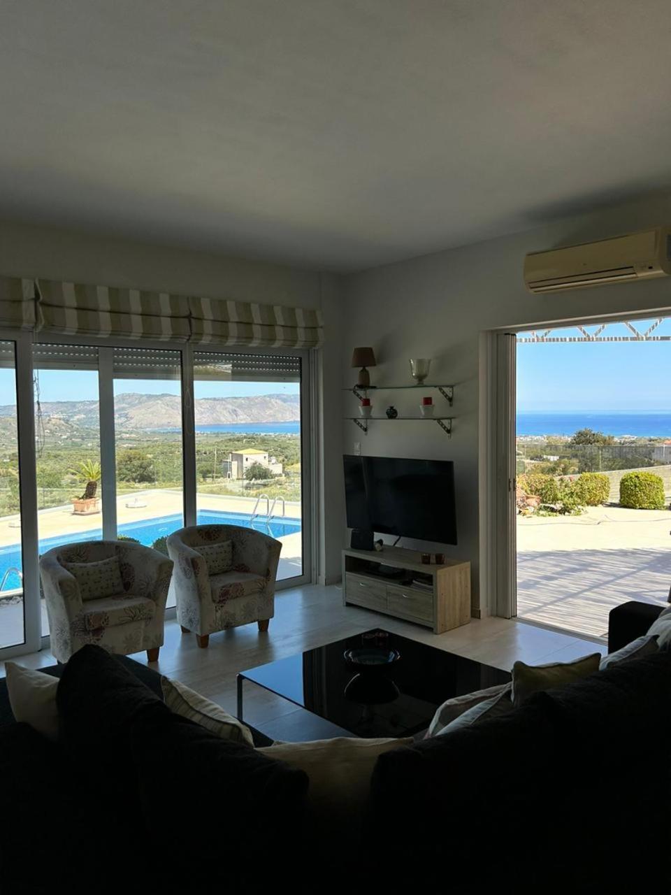 Villa Vuna - Private Pool -Sea View Chania  Exterior photo