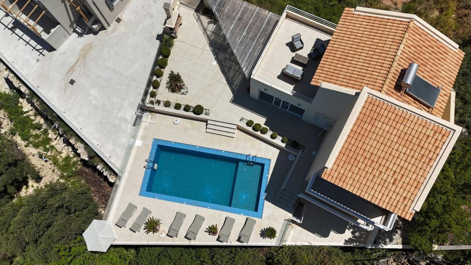 Villa Vuna - Private Pool -Sea View Chania  Exterior photo